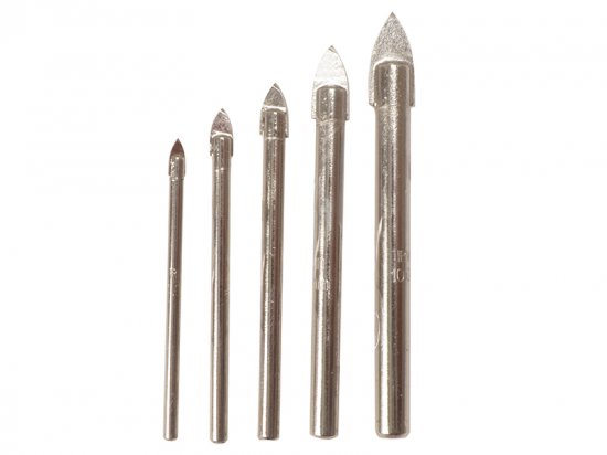 Irwin Glass & Tile Drill Bit Set of 5