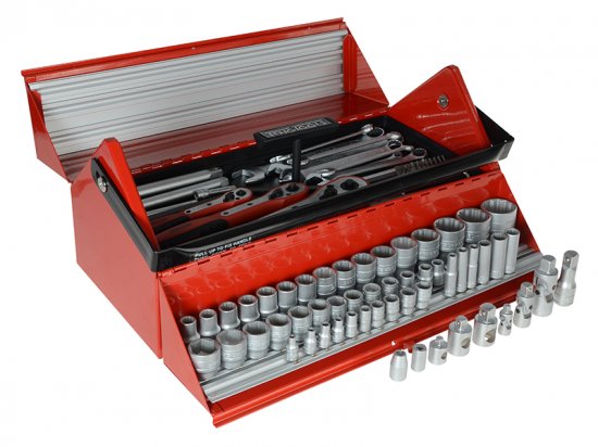 Teng TC187 Mega Rosso Tool Kit Set of 187 1/4 3/8 & 1/2in