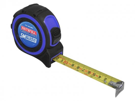 Faithfull Trade Tape Measure 5m (Width 25mm) (Metric Only)