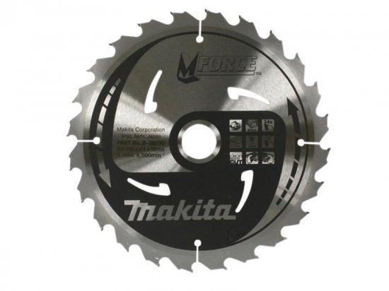 Makita B-07901 MForce Portable Saw Blade 165 x 20mm x 16T