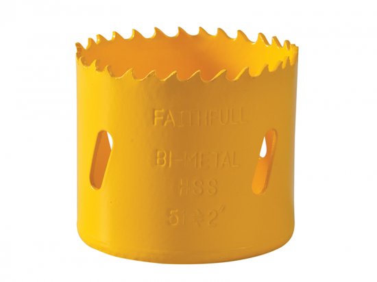 Faithfull Bi-Metal Cobalt Holesaw 51mm