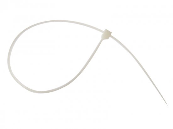 ForgeFix Cable Tie Natural/Clear 8.0 x 450mm (Bag of 100)