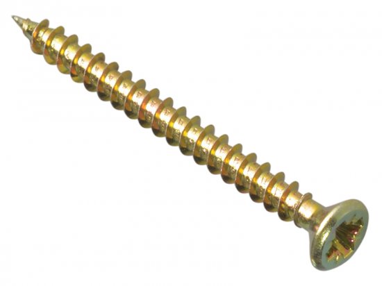 ForgeFix Multi-Purpose Pozi Compatible Screw CSK ST ZYP 3.5 x 40mm (Box of 200)