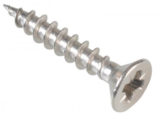 ForgeFix Multi-Purpose Pozi Compatible Screw CSK ST S/Steel 3.5 x 20mm (Box of 200)