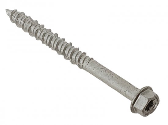 ForgeFix TechFast Masonry Screw TORX Compatible Hex 6.3 x 70mm (Box of 100)