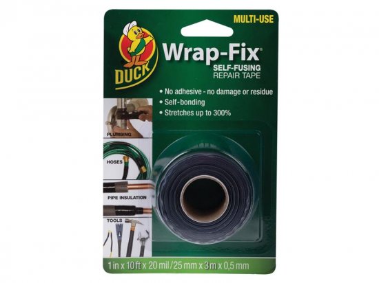 Shurtape Duck Tape Wrap-Fix Self-Fusing Repair Tape 25mm x 3m