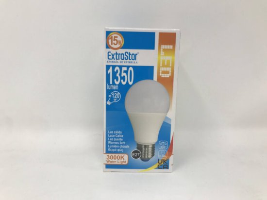 Extrastar 15W LED GLS Bulb E27 - Warm White