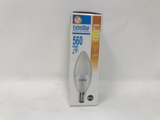 Extrastar 7W LED Candle Bulb E14 - 3000k