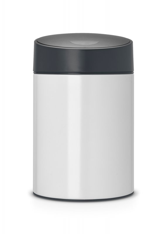 brabantia-5-litre-slide-bin-in-white-with-grey-lid-at-barnitts-online