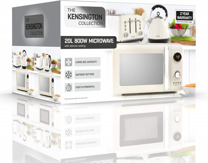 daewoo kensington sda1654 solo microwave cream